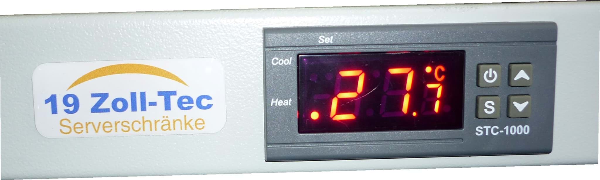 Digitale Temperaturanzeige und Steuerung der Silent-Lüfter Einstellparameter zur Lüftersteuerung